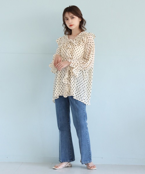 one after another NICE CLAUP（ワンアフターアナザーナイスクラップ）の「PVCチューブフラットサンダル（サンダル・レディース・クリア/その他・S/M/L/LL）」の11枚目の写真