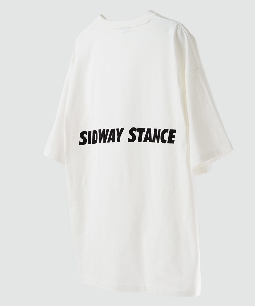SIDEWAY STANCE（サイドウェイスタンス）の「【SIDEWAY STANCE】フラワー ロゴプリント 半袖Tシャツ（Tシャツ/カットソー・メンズ・ブラック/ホワイト・LARGE/MEDIUM/X-LARGE）」の11枚目の写真