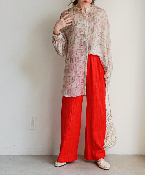 feepur（フェピュール）の「無地/ニュアンス柄アソートイージーパンツ（その他パンツ・レディース・ブラック/ブルー/レッド/ピンクベージュ/ブルーグレー/グリーン系その他/グレー系その他・MEDIUM）」の21枚目の写真