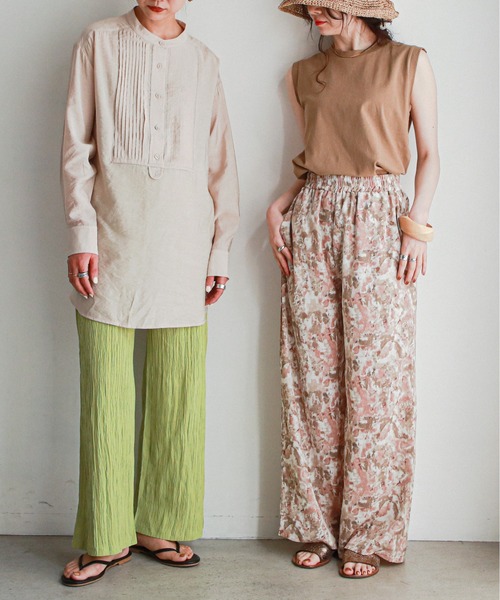 feepur（フェピュール）の「無地/ニュアンス柄アソートイージーパンツ（その他パンツ・レディース・ブラック/ブルー/レッド/ピンクベージュ/ブルーグレー/グリーン系その他/グレー系その他・MEDIUM）」の14枚目の写真