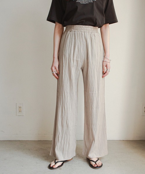 feepur（フェピュール）の「無地/ニュアンス柄アソートイージーパンツ（その他パンツ・レディース・ブラック/ブルー/レッド/ピンクベージュ/ブルーグレー/グリーン系その他/グレー系その他・MEDIUM）」の11枚目の写真