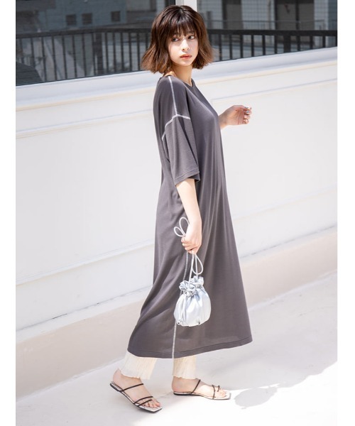 fifth（フィフス）の「巾着ミニバッグ（ショルダーバッグ・レディース・ブラック/シルバー/アイボリー・FREE）」の22枚目の写真