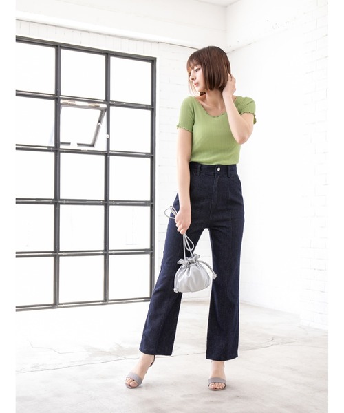 fifth（フィフス）の「巾着ミニバッグ（ショルダーバッグ・レディース・ブラック/シルバー/アイボリー・FREE）」の13枚目の写真