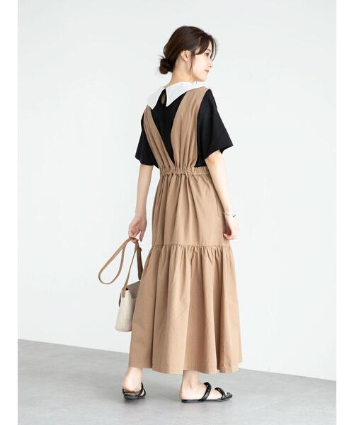 RAY CASSIN FAVORI(レイカズンフェバリ)の「・RAY CASSIN オフカラーエリツキTシャツ*(Tシャツ/カットソー・レディース・ブルー/イエロー/ブラック/オフホワイト・FREE)」の18枚目の写真