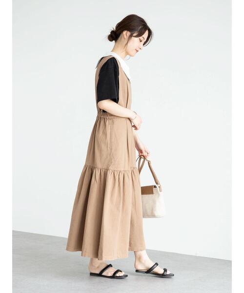 RAY CASSIN FAVORI(レイカズンフェバリ)の「・RAY CASSIN オフカラーエリツキTシャツ*(Tシャツ/カットソー・レディース・ブルー/イエロー/ブラック/オフホワイト・FREE)」の20枚目の写真