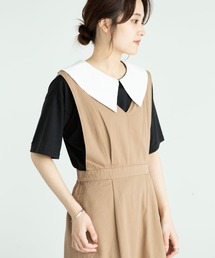 RAY CASSIN FAVORI | ・RAY CASSIN オフカラーエリツキＴシャツ＊(Tシャツ/カットソー)