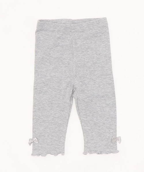 Catherine Cottage（キャサリンコテージ）の「メロウフリルリブレギンス　薄手（レギンス/スパッツ・キッズ・グレー系その他/ライトグレー系2/グレー系2/ライラック系2/グレー系その他2/ホワイト系2/ピンク系1/ベージュ系2/ブラック系1/ブラック系2/グリーン系1/グリーン系2/ピンク系2/ライラック系1/ネイビー系2/ライトグレー系1・100/110/120/130/140/150/90）」の8枚目の写真