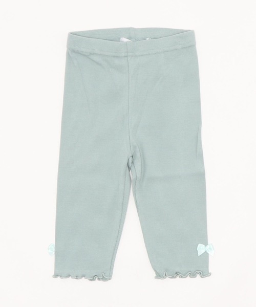 Catherine Cottage（キャサリンコテージ）の「メロウフリルリブレギンス　薄手（レギンス/スパッツ・キッズ・グレー系その他/ライトグレー系2/グレー系2/ライラック系2/グレー系その他2/ホワイト系2/ピンク系1/ベージュ系2/ブラック系1/ブラック系2/グリーン系1/グリーン系2/ピンク系2/ライラック系1/ネイビー系2/ライトグレー系1・100/110/120/130/140/150/90）」の11枚目の写真