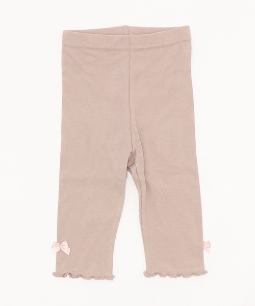 Catherine Cottage（キャサリンコテージ）の「メロウフリルリブレギンス　薄手（レギンス/スパッツ・キッズ・グレー系その他/ライトグレー系2/グレー系2/ライラック系2/グレー系その他2/ホワイト系2/ピンク系1/ベージュ系2/ブラック系1/ブラック系2/グリーン系1/グリーン系2/ピンク系2/ライラック系1/ネイビー系2/ライトグレー系1・100/110/120/130/140/150/90）」の16枚目の写真