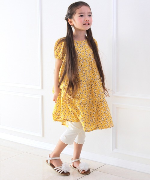 Catherine Cottage（キャサリンコテージ）の「メロウフリルリブレギンス　薄手（レギンス/スパッツ・キッズ・グレー系その他/ライトグレー系2/グレー系2/ライラック系2/グレー系その他2/ホワイト系2/ピンク系1/ベージュ系2/ブラック系1/ブラック系2/グリーン系1/グリーン系2/ピンク系2/ライラック系1/ネイビー系2/ライトグレー系1・100/110/120/130/140/150/90）」の20枚目の写真