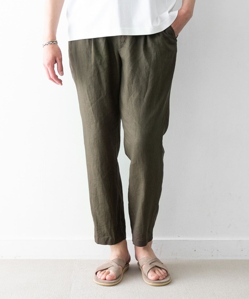 URBAN RESEARCH ROSSO MEN（アーバンリサーチロッソメン）の「リネンイージーパンツ（その他パンツ・メンズ・ネイビー/チャコールグレー/カーキ・X-LARGE/SMALL/LARGE/MEDIUM）」の15枚目の写真