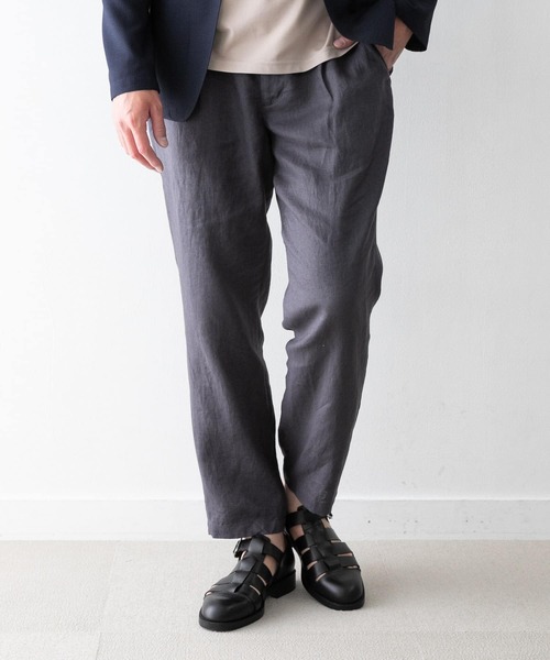URBAN RESEARCH ROSSO MEN（アーバンリサーチロッソメン）の「リネンイージーパンツ（その他パンツ・メンズ・ネイビー/チャコールグレー/カーキ・X-LARGE/SMALL/LARGE/MEDIUM）」の10枚目の写真