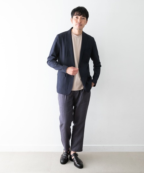 URBAN RESEARCH ROSSO MEN（アーバンリサーチロッソメン）の「リネンイージーパンツ（その他パンツ・メンズ・ネイビー/チャコールグレー/カーキ・X-LARGE/SMALL/LARGE/MEDIUM）」の8枚目の写真