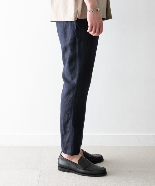 URBAN RESEARCH ROSSO MEN（アーバンリサーチロッソメン）の「リネンイージーパンツ（その他パンツ・メンズ・ネイビー/チャコールグレー/カーキ・X-LARGE/SMALL/LARGE/MEDIUM）」の6枚目の写真