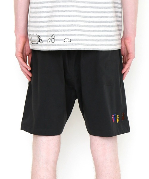 Design Tshirts Store graniph（デザイン　ティーシャツ　ストア　グラニフ）の「ランニングコントロールベア｜ショートパンツ（その他パンツ・メンズ・スミクロ・SMALL/LARGE/MEDIUM）」の3枚目の写真