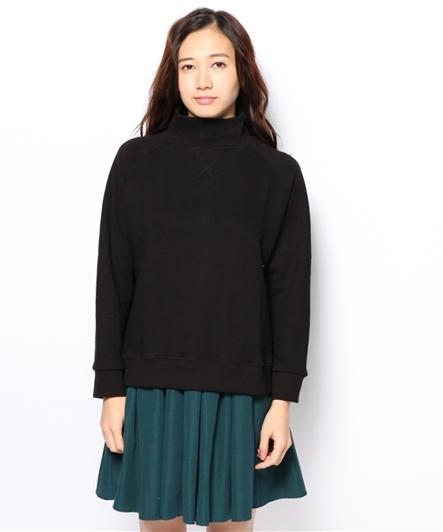 CIAOPANIC(チャオパニック)の「【Ciaopanic】後ZIPハイネックPO(Tシャツ/カットソー・レディース・ブラック/グレー/ホワイト/パープル・FREE)」の11枚目の写真