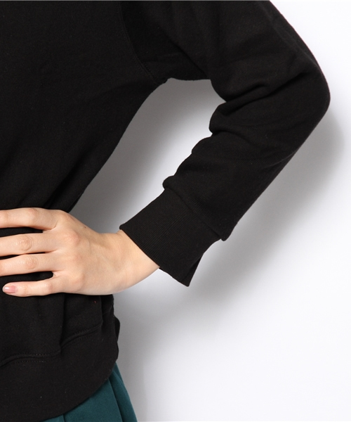 CIAOPANIC(チャオパニック)の「【Ciaopanic】後ZIPハイネックPO(Tシャツ/カットソー・レディース・ブラック/グレー/ホワイト/パープル・FREE)」の9枚目の写真