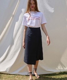 ANEDIT | 【ANEDIT 】アンバランスリネンスカート / Unbalance Linen Skirt(スカート)