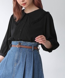 Honeys | フリル衿ブラウス(シャツ/ブラウス)