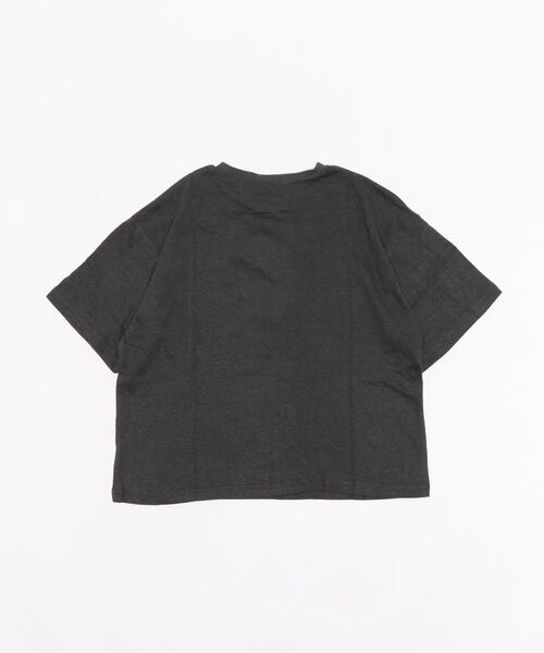 BIG FIELD（ビッグフィールド）の「リサイクルコットンTシャツ（80～150cm）（Tシャツ/カットソー・キッズ・ホワイト/チャコール/サンドベージュ/カーキ/ライトブルー・90/80/100/110/120/95/130/140/150）」の6枚目の写真