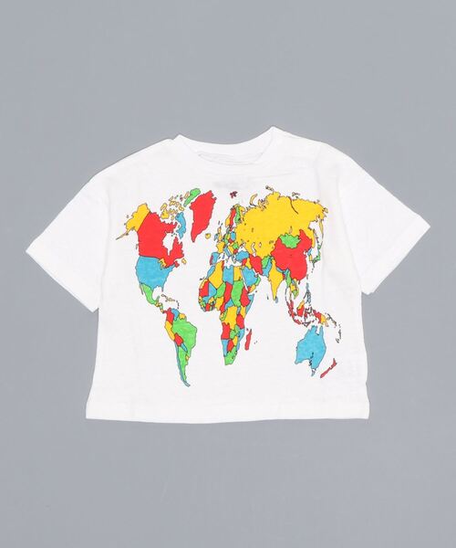 BIG FIELD（ビッグフィールド）の「リサイクルコットンTシャツ（80～150cm）（Tシャツ/カットソー・キッズ・ホワイト/チャコール/サンドベージュ/カーキ/ライトブルー・90/80/100/110/120/95/130/140/150）」の11枚目の写真