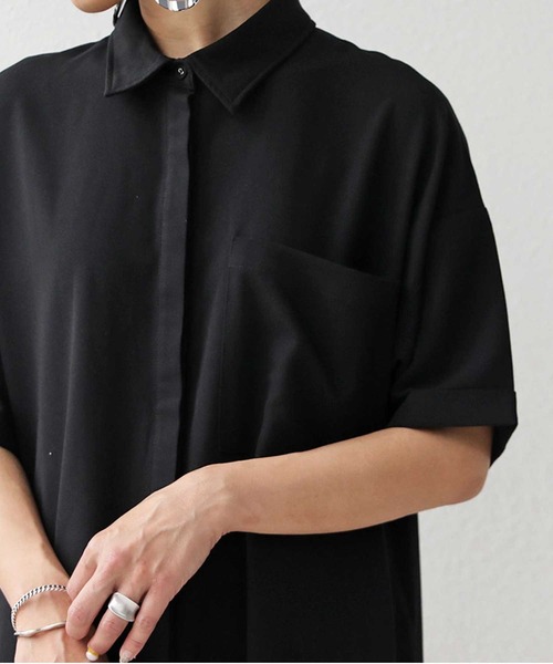 antiqua（アンティカ）の「オールインワン（つなぎ/オールインワン・レディース・杢グレー/ブラック・FREE）」の19枚目の写真