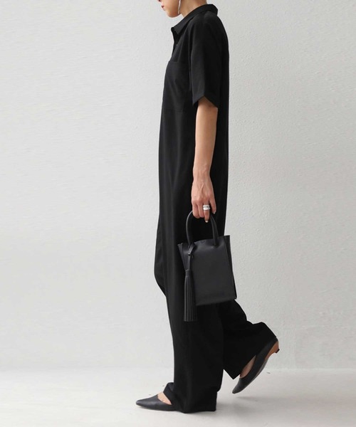 antiqua（アンティカ）の「オールインワン（つなぎ/オールインワン・レディース・杢グレー/ブラック・FREE）」の16枚目の写真