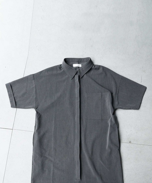 antiqua（アンティカ）の「オールインワン（つなぎ/オールインワン・レディース・杢グレー/ブラック・FREE）」の10枚目の写真