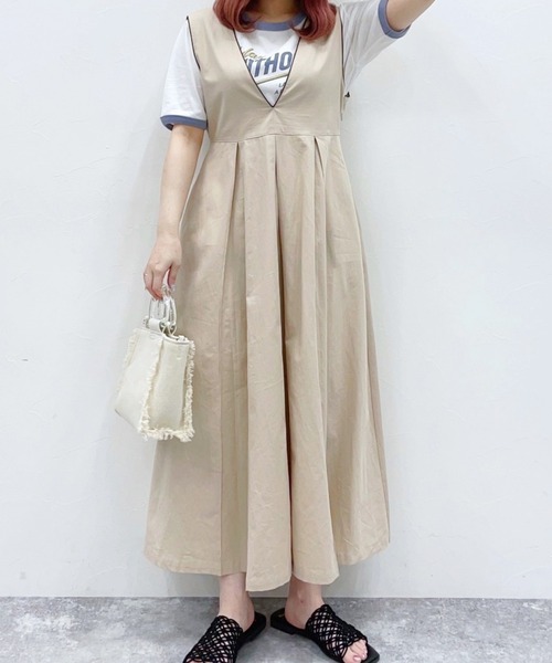 Heather（ヘザー）の「アソートロゴＴシャツ　956904（Tシャツ/カットソー・レディース・ホワイト/ブラック/ピンク・FREE）」の4枚目の写真