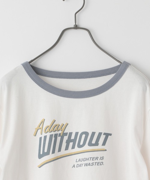 Heather（ヘザー）の「アソートロゴＴシャツ　956904（Tシャツ/カットソー・レディース・ホワイト/ブラック/ピンク・FREE）」の14枚目の写真