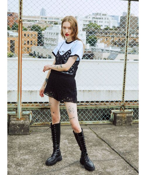 jouetie（ジュエティ）の「【セットアップ対応】クロシェキュロット（その他パンツ・レディース・ブラック/パープル/アイボリー・MEDIUM）」の11枚目の写真