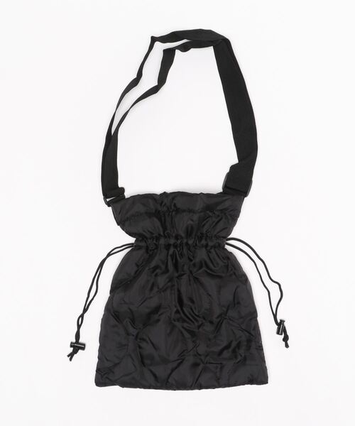 coca(coca)(コカ)の「キルティング巾着ショルダーバッグ(ショルダーバッグ・レディース・ブラック/カーキ/ベージュ/ダークベージュ・ONE SIZE)」の6枚目の写真