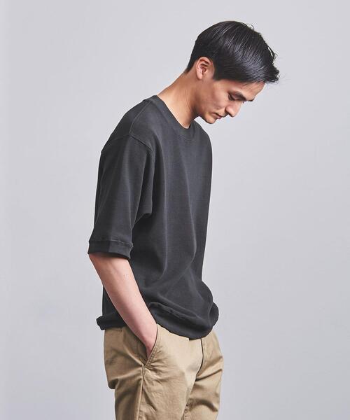 UNITED ARROWS（ユナイテッドアローズ）の「＜UNITED ARROWS＞ ジャカード ワッフル Tシャツ（Tシャツ/カットソー・メンズ・ホワイト/グレー/ダークグレー・SMALL/MEDIUM/LARGE/X-LARGE）」の4枚目の写真