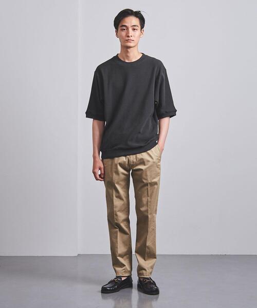 UNITED ARROWS（ユナイテッドアローズ）の「＜UNITED ARROWS＞ ジャカード ワッフル Tシャツ（Tシャツ/カットソー・メンズ・ホワイト/グレー/ダークグレー・SMALL/MEDIUM/LARGE/X-LARGE）」の5枚目の写真