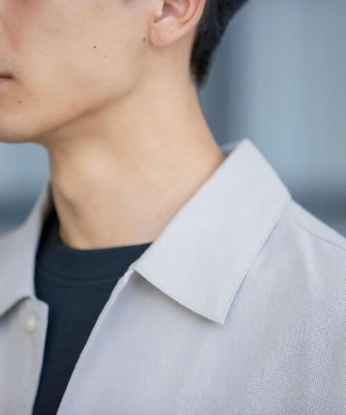 coen（コーエン）の「パナマレギュラーショートスリーブシャツ（シャツ/ブラウス・メンズ・ダークグレー/ホワイト/オリーブ/ネイビー/ベージュ/ライトグレー・SMALL/LARGE/X-LARGE/MEDIUM）」の11枚目の写真