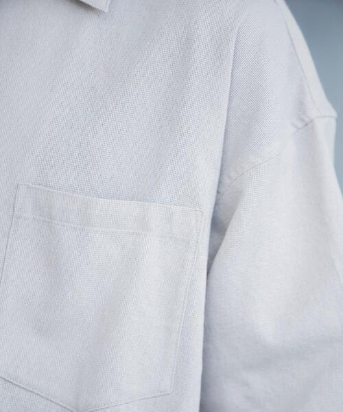 coen（コーエン）の「パナマレギュラーショートスリーブシャツ（シャツ/ブラウス・メンズ・ダークグレー/ホワイト/オリーブ/ネイビー/ベージュ/ライトグレー・SMALL/LARGE/X-LARGE/MEDIUM）」の13枚目の写真