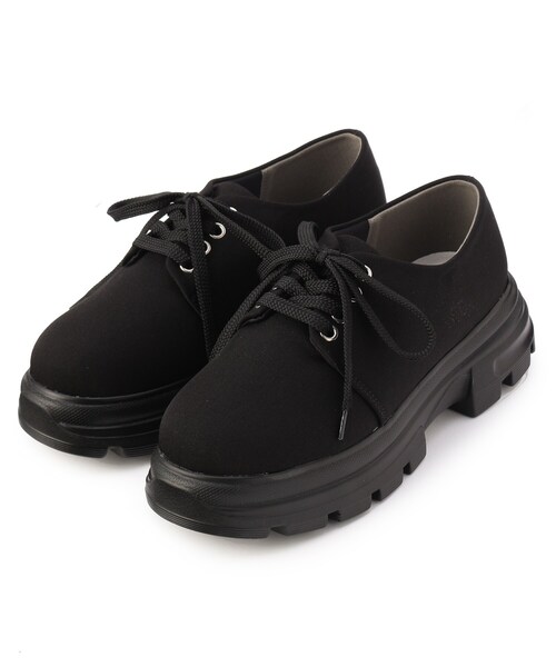 cs T&P（シーエスティーアンドピー）の「厚底ラウンドトゥスニーカー（スニーカー・レディース・ホワイト/ブラック系2/ベージュ系8/ブルー系8・LL/S/M/L）」の2枚目の写真