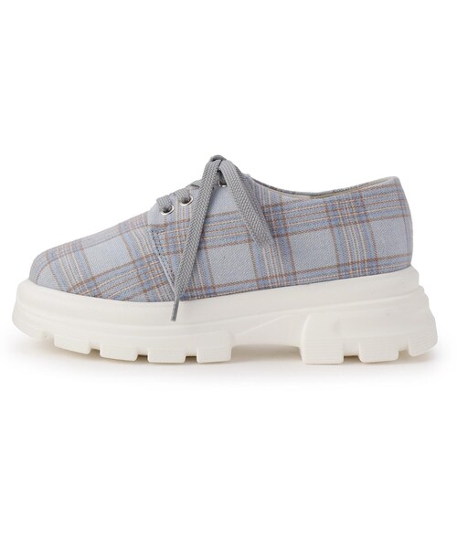 cs T&P（シーエスティーアンドピー）の「厚底ラウンドトゥスニーカー（スニーカー・レディース・ホワイト/ブラック系2/ベージュ系8/ブルー系8・LL/S/M/L）」の6枚目の写真