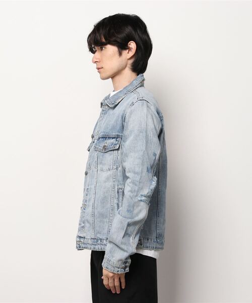 KSUBI(スビ)の「KSUBI CLASSIC JACKET (5000006129)(デニムジャケット・メンズ・ライトインディゴブルー・MEDIUM/SMALL/LARGE)」の2枚目の写真