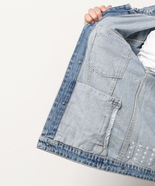 KSUBI(スビ)の「KSUBI CLASSIC JACKET (5000006129)(デニムジャケット・メンズ・ライトインディゴブルー・MEDIUM/SMALL/LARGE)」の4枚目の写真