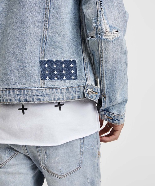 KSUBI(スビ)の「KSUBI CLASSIC JACKET (5000006129)(デニムジャケット・メンズ・ライトインディゴブルー・MEDIUM/SMALL/LARGE)」の7枚目の写真