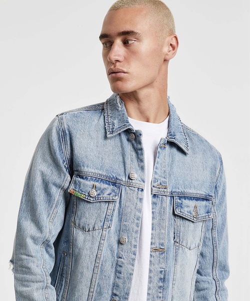 KSUBI(スビ)の「KSUBI CLASSIC JACKET (5000006129)(デニムジャケット・メンズ・ライトインディゴブルー・MEDIUM/SMALL/LARGE)」の5枚目の写真