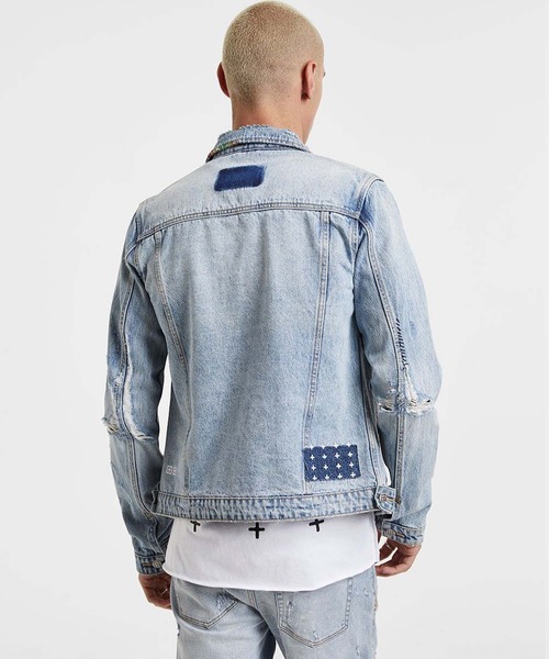 KSUBI(スビ)の「KSUBI CLASSIC JACKET (5000006129)(デニムジャケット・メンズ・ライトインディゴブルー・MEDIUM/SMALL/LARGE)」の6枚目の写真