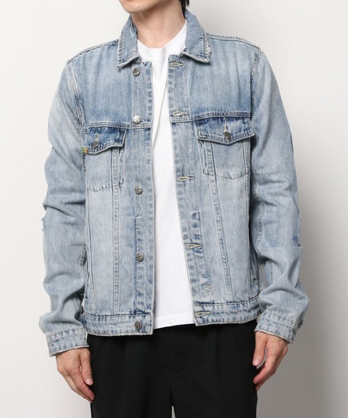 KSUBI(スビ)の「KSUBI CLASSIC JACKET (5000006129)(デニムジャケット・メンズ・ライトインディゴブルー・MEDIUM/SMALL/LARGE)」の9枚目の写真
