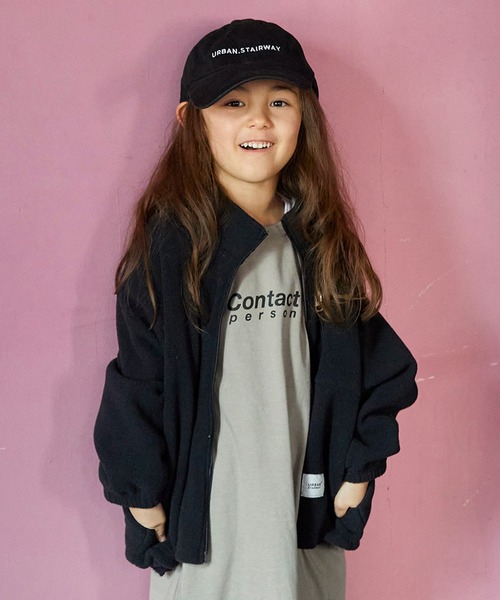 GENERATOR（ジェネレーター）の「GENERATOR/ジェネレーター  フリーススタンドカラーJK（ミリタリージャケット・キッズ・ベージュ/カーキ/ブラック・L/XL/M/S）」の2枚目の写真