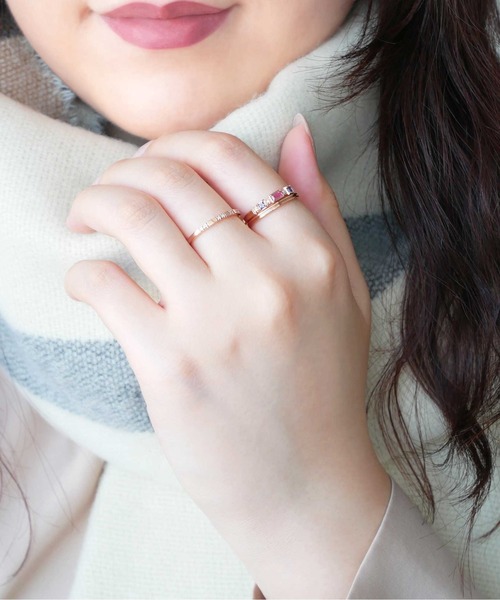 未使用　ヴァンドーム青山　限定3連リングセット　K18 ピンクゴールド VENDOME AOYAMA（ヴァンドーム青山）の「アウトレット移行トゥール‐ド