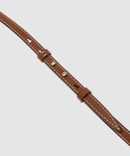 Chloe（クロエ）の「WOODY / リサイクルフェルト&シャイニーカーフスキン ストラップ付きスモールトートバッグ　SMALL TOTE BAG WITH STRAP（トートバッグ・レディース・ブラウン系その他・FREE）」の4枚目の写真