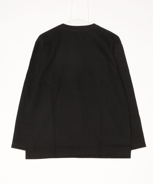 DOUBLE STEAL(ダブルスティール)の「Outline Flower Logo 長袖Tシャツ(Tシャツ/カットソー・メンズ・ホワイト/ブラック・MEDIUM/LARGE/X-LARGE/XX-LARGE)」の3枚目の写真