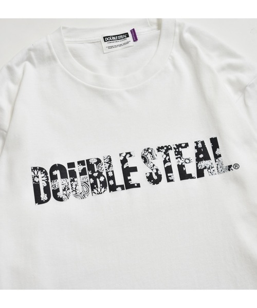 DOUBLE STEAL(ダブルスティール)の「Outline Flower Logo 長袖Tシャツ(Tシャツ/カットソー・メンズ・ホワイト/ブラック・MEDIUM/LARGE/X-LARGE/XX-LARGE)」の11枚目の写真