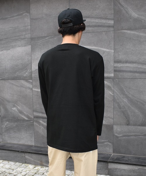 DOUBLE STEAL(ダブルスティール)の「Outline Flower Logo 長袖Tシャツ(Tシャツ/カットソー・メンズ・ホワイト/ブラック・MEDIUM/LARGE/X-LARGE/XX-LARGE)」の12枚目の写真